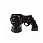 Cargar imagen en el visor de la galería, Taza en forma de pistola con calavera
