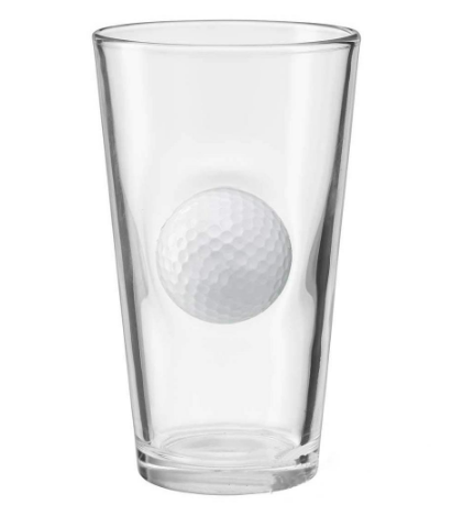 Vaso para Cerveza con bola de golf