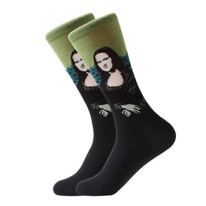 Funny socks diseño La Gioconda