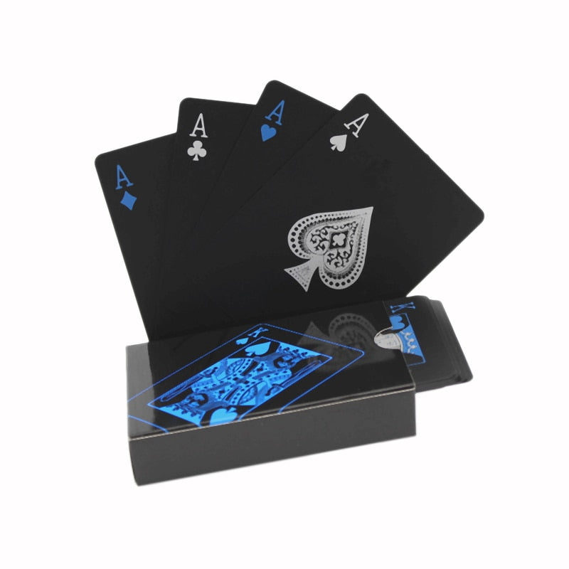 Set de Cartas para Póker negro