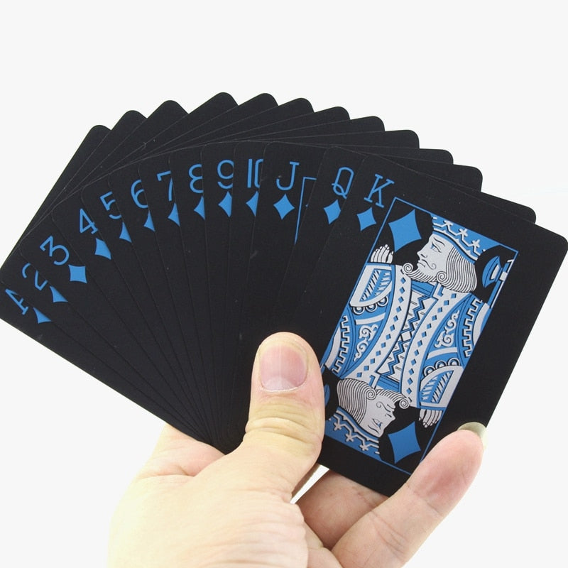 Set de Cartas para Póker negro