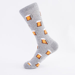 Funny socks calcetines casuales de cerveza