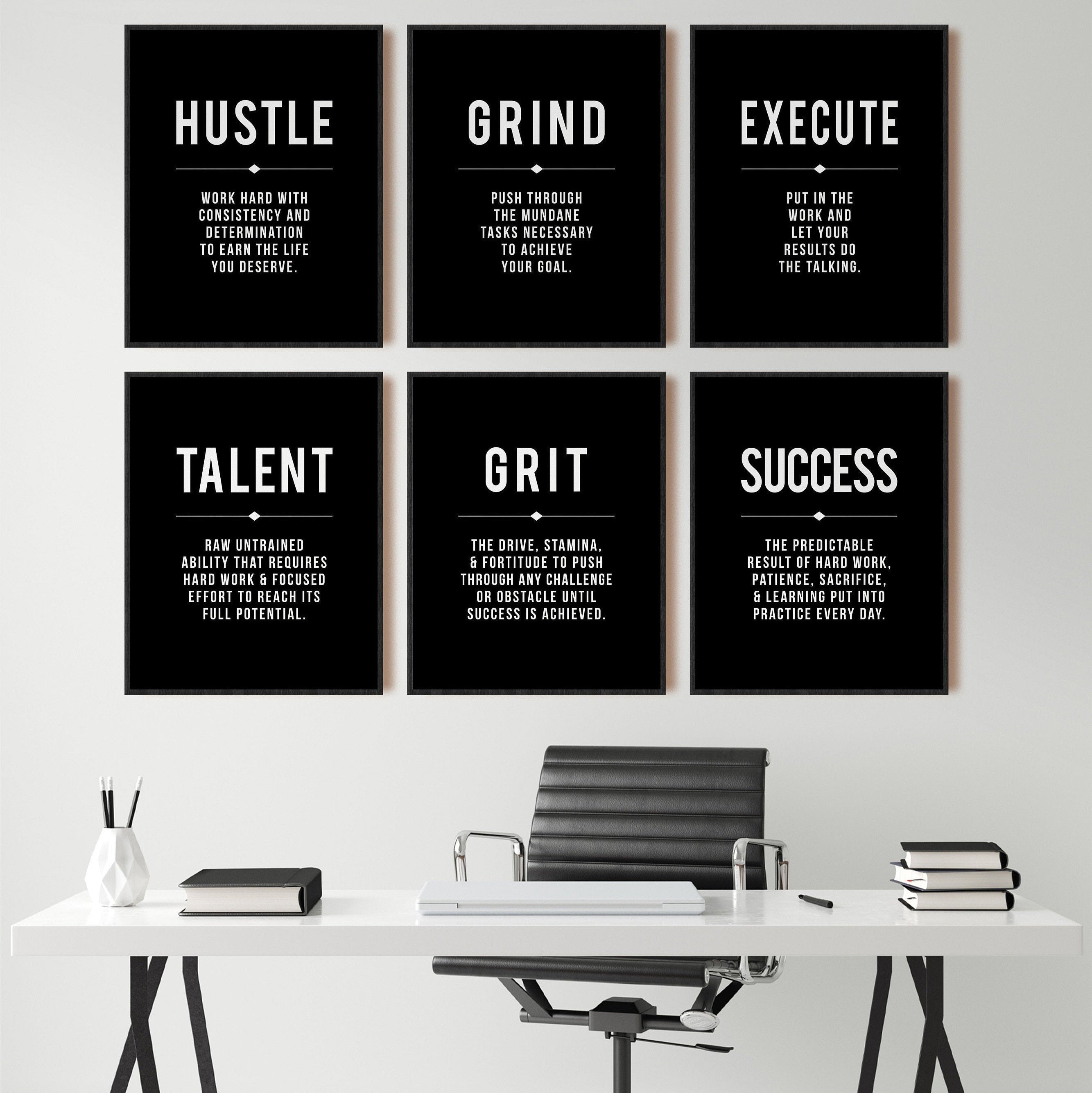 Wall Art Poster Hustle