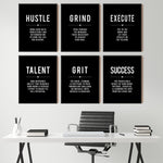 Cargar imagen en el visor de la galería, Wall Art Poster Hustle
