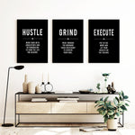 Cargar imagen en el visor de la galería, Wall Art Poster Hustle
