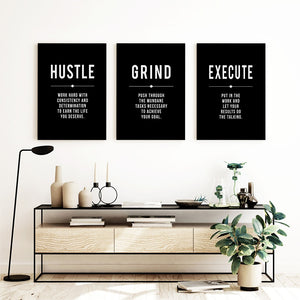 Wall Art Poster Hustle