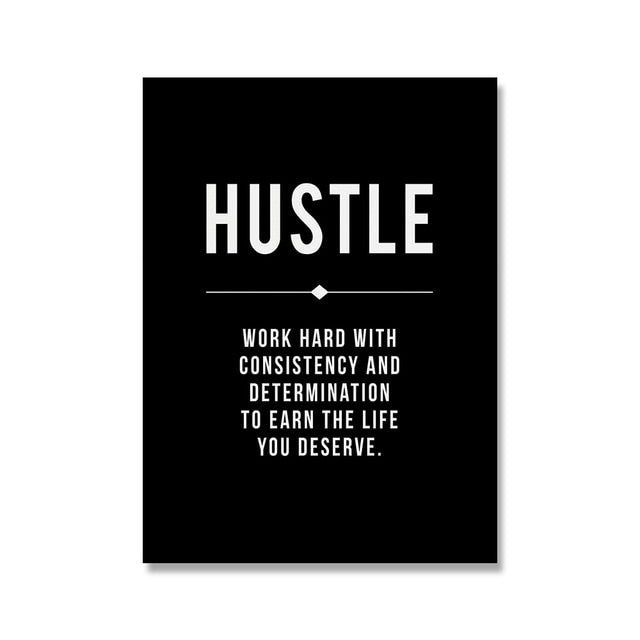 Wall Art Poster Hustle