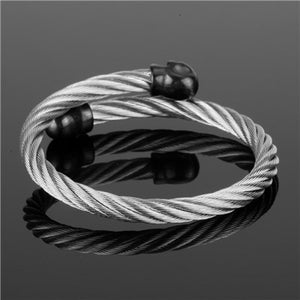 Pulsera para hombre en forma de alambre