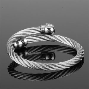 Pulsera para hombre en forma de alambre