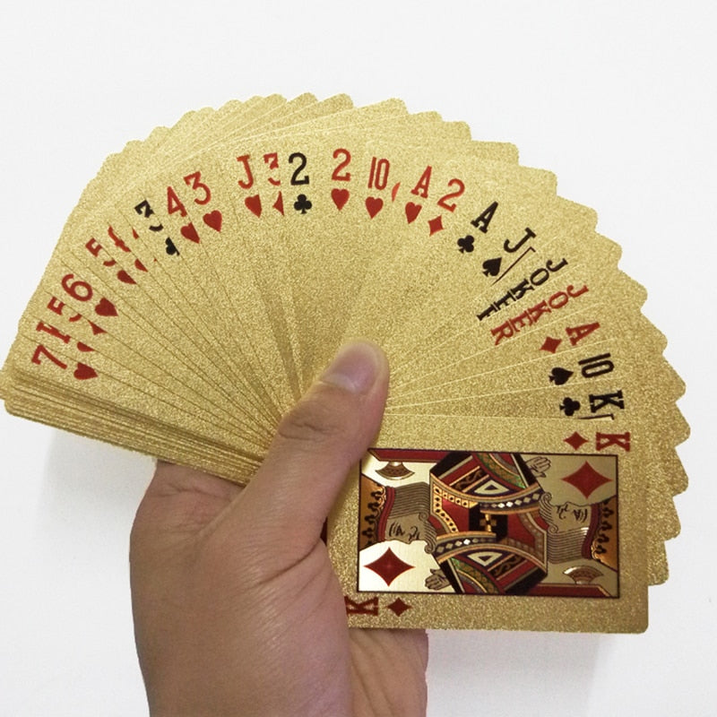 Set de cartas para Póker color 24K Gold