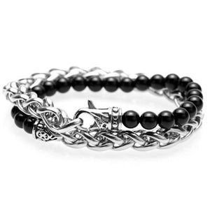 Pulsera doble para hombre