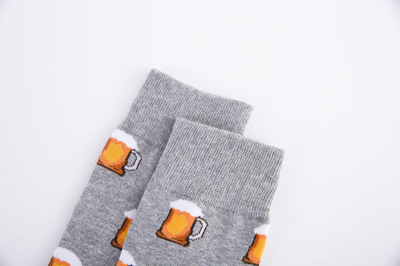 Funny socks calcetines casuales de cerveza